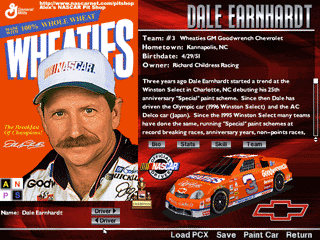 The #3 Wheaties Goodwrench Earnhardt Cheverolet